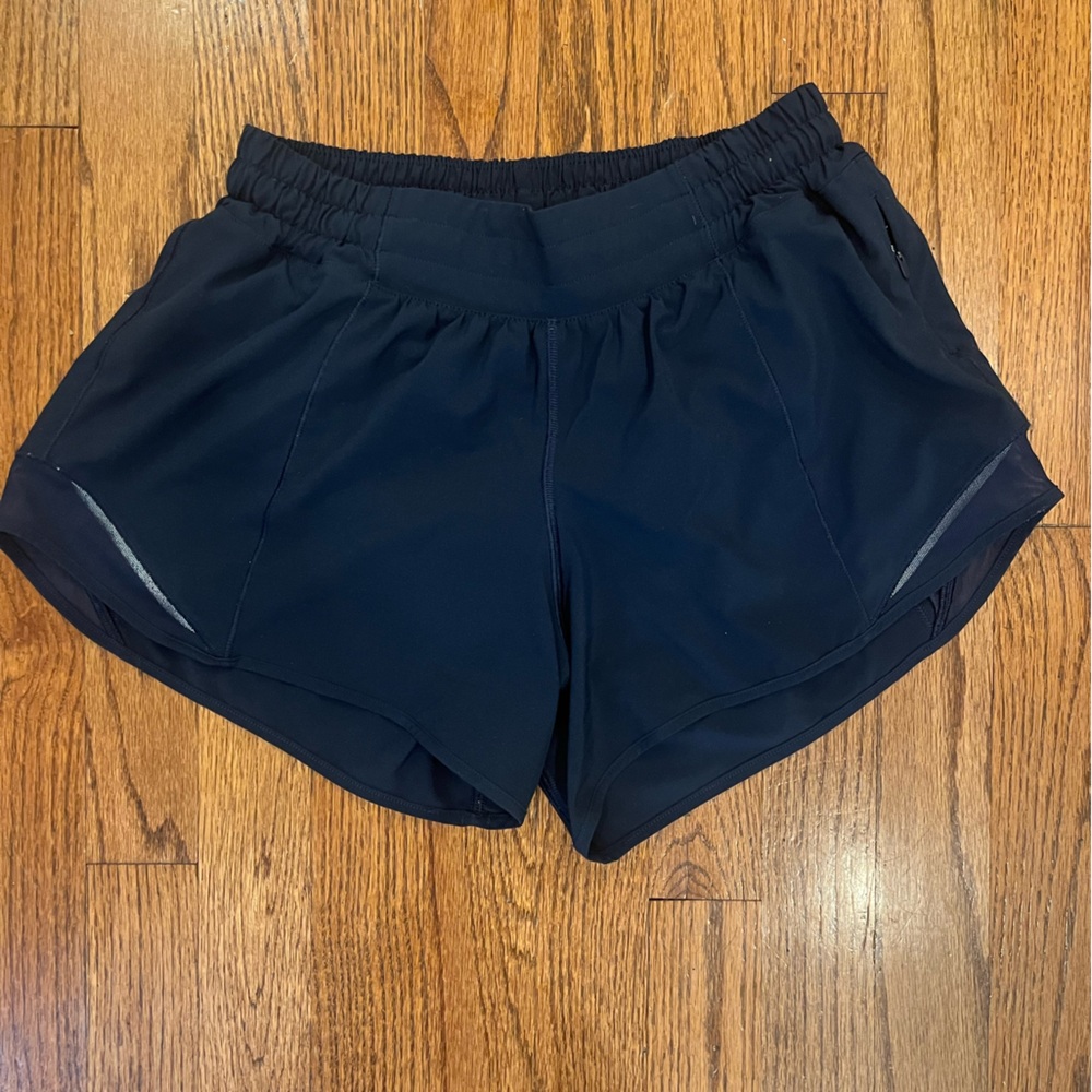 Lululemon athletica Women's Navy Hotty Hot Shorts